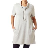Hue Ladies Scrunch Tunic Pullover