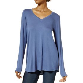 Hue Women's Long Sleeve Tunic Tee