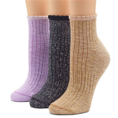 Hue Women's Mini Crew Sock 6-Pack : : Clothing, Shoes