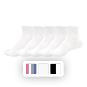 Hue Women's 5-Pack Cotton Mini Crew Sock