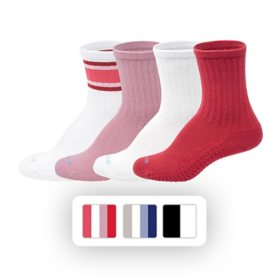 Hue Women's 4-Pack Retro Stripe Crew Sock