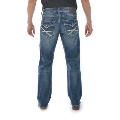 wrangler yoke flare jean
