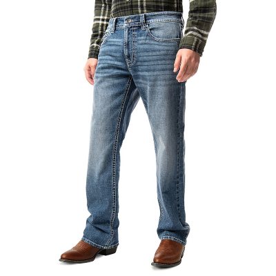 【BOK PLACE】Summer Cool Span Slim Fit Semi Bootcut Denim Pt Axel Men's Bootcut Jeans - Sam's Club
