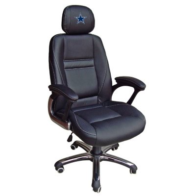 Nfl dallas cowboys leather sales office chair