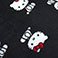 Black, variant on Hello Kitty Portable Travel Neck Pillow, Assorted Colors