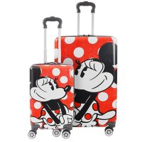 Mommy and Me! Disney Minnie Mouse Ful Hardside Spinner Luggage, 2-Piece Set