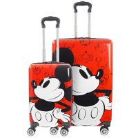 Daddy and Me! Disney Mickey Mouse Ful Hardside Spinner Luggage, 2-Piece Set	