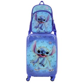 Disney 100 Stitch Kids' 2-Piece Luggage Set