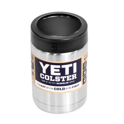 Yeti store metal koozie