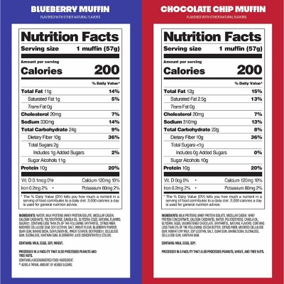 simplyFUEL Chocolate Chip Cookie Dough Protein Balls, 12 oz. - Sam's Club