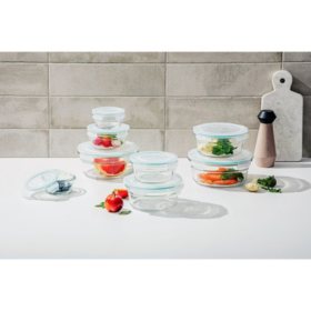 Pyrex Simply Store 28-Piece Glass Food Storage Set - Sam's Club