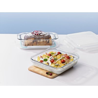 Glasslock 9 Container Food Storage Set & Reviews