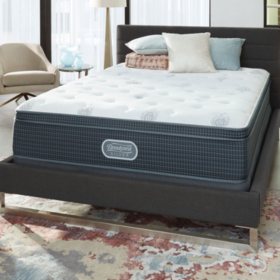 mattress beautyrest silver seas open firm plush queen luxury king spring box eurotop pillowtop innerspring mattresses medium sam club simmons