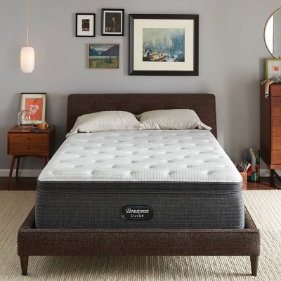 Photos - Pillow Beautyrest Dearborn Medium  Top King Flat Set:- +9' Box Spring, King, Medium 70 