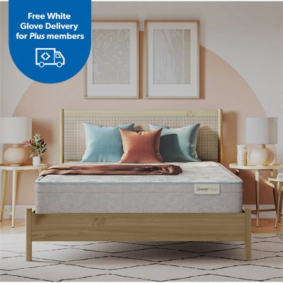 BeautySleep Slumberscape 12.25' Medium Euro Top Mattress Set:- King, +9' Boxspring