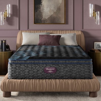 Beautyrest World Class Level Four Mattress:- King, Firm PT, +5' Box Spring