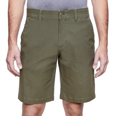 khaki shorts with zipper pockets