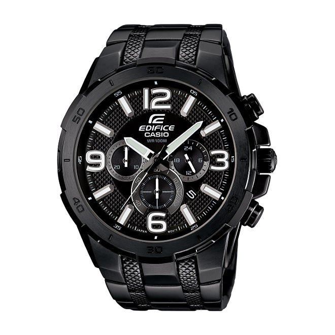 Men's Casio Edifice Multi-Function Watch with Link Bracelet
