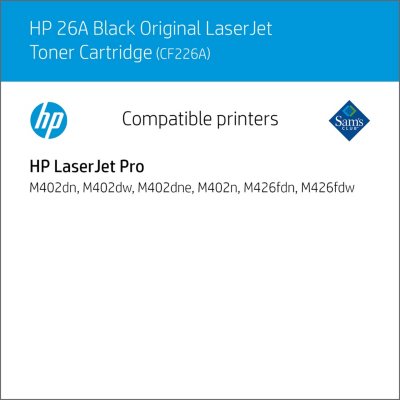 hp 26a cf226a toner cartridge black