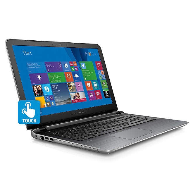 HP Pavilion 15.6" Touch-screen Notebook in Various Colors, Featuring: Intel i5 Processor, 8GB Memory, 1 TB Hard Drive, DVD, Bang & Olufsen Speakers