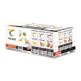 Celsius Essential Energy Sparkling Variety Pack 12 fl. oz., 18 pk.