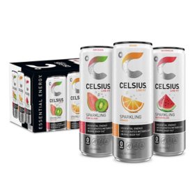 Celsius Sparkling Core Variety Pack, 12 fl. oz., 18 pk.