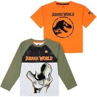 Licensed Kids' 2 Pack Jurassic T-Shirts