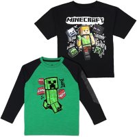 Licensed Kids' 2 Pack Minecraft T-Shirts