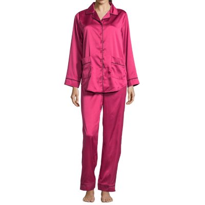 Nanette Lepore Women s Satin Pajama Set Sam s Club