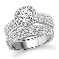 2.25 CT. T.W. White Diamond Engagement Ring in 14K White Gold