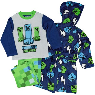 Licensed Boys 3 Piece Robe and Pajama Set Sam s Club