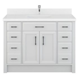 Studio Bathe Calais 42-inch Bathroom Vanity with Engineered Stone Countertop