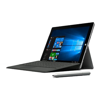 Surface 3 Bundle with Windows 10, Surface Pen (Silver), Surface 3