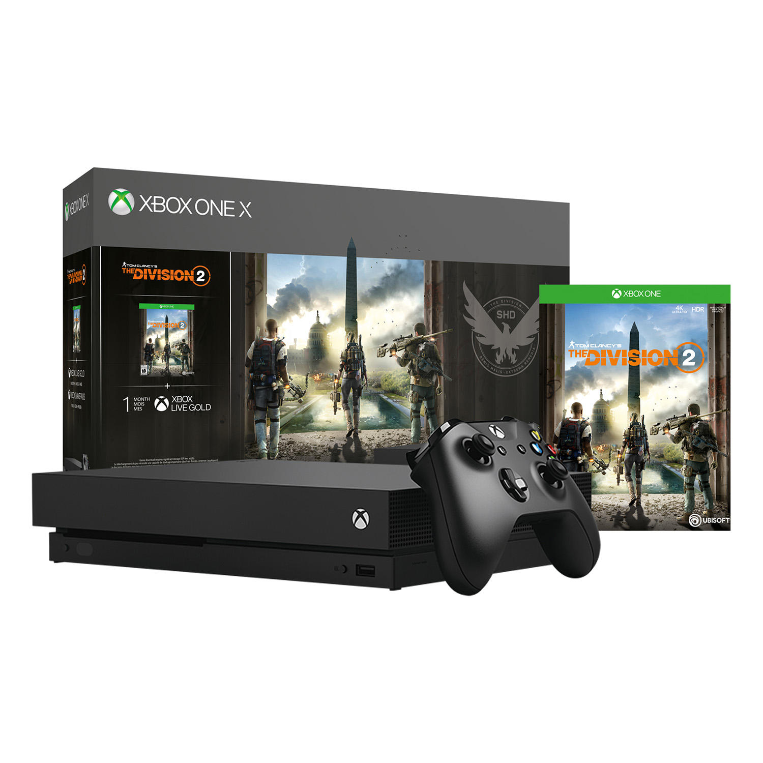 Xbox One X Tom Clancy’s Division 2 Console and Game Bundle
