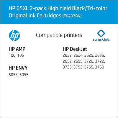hp 65xl combo ink cartridges 2 pk