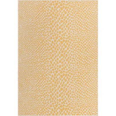 Jill Zarin Cape Town Outdoor Rug:- Yellow Ivory, 7' x 10'