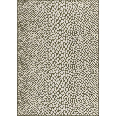 Jill Zarin Cape Town Outdoor Rug:- Green, 7' x 10'
