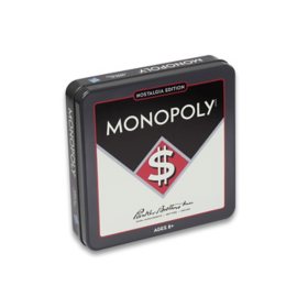 Monopoly Boardgame Nostalgia Edition in Collectible Tin by Winning Solutions 