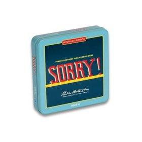 Sorry! Boardgame Nostalgia Edition in Collectible Tin by Winning Solutions