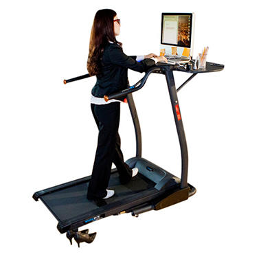 Exerpeutic 2000 Workfit High Capacity Desk Station Treadmill with 1.5 Horse Power High Torque Motor