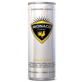 Monaco Cocktail Citrus Rush Vodka Cocktail (12 fl. oz. can, 4 pk.)