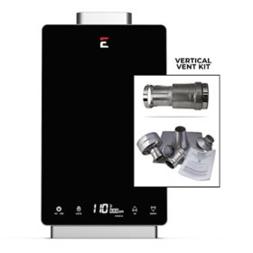 Eccotemp i12 Indoor 4.0 GPM Natural Gas Tankless Water Heater w/ Vertical Vent Kit