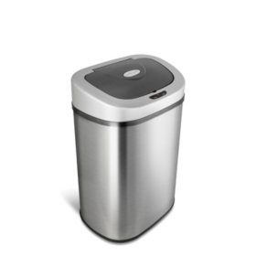 Rubbermaid Commercial BRUTE Recycling Rollout Trash Can with Hinged Lid,  Blue (50 gal.) - Sam's Club