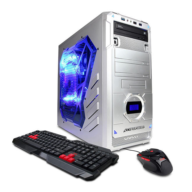 CyberPowerPC Gamer Ultra GUA450 Desktop Computer, AMD FX-8320, 8GB Memory, 1TB Hard Drive