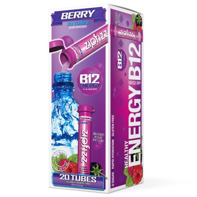 Zipfizz Energy Drink Mix, Berry (20 ct) - Sam's Club
