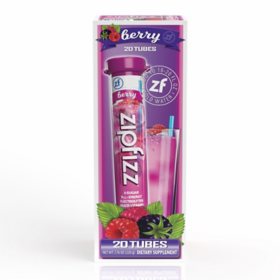 Zipfizz Energy Multi-Vitamin Hydration Drink Mix, Berry, 20 ct.