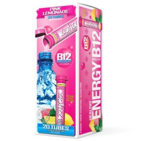 Zipfizz Energy Drink Mix, Pink Lemonade 20 ct.