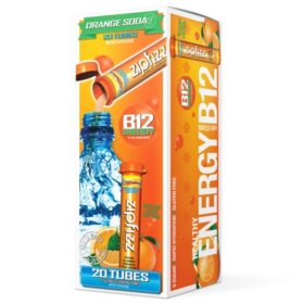 Zipfizz Energy Drink Mix, Orange Soda 20 ct.