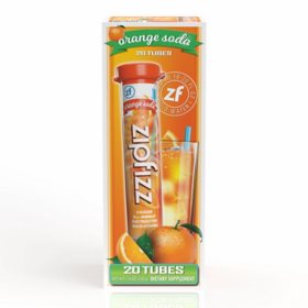 Zipfizz Energy Drink Mix, Orange Soda 20 ct.