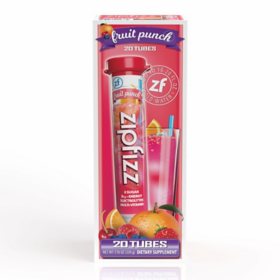 Zipfizz Energy Drink Mix, Fruit Punch 20 ct.